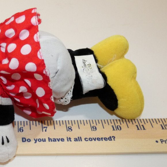Minnie Mouse Disney World Plush Stuffed Toy Doll 11 inch Small - Picture 11 of 12